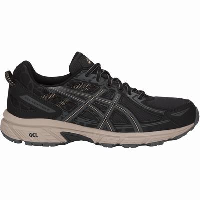 Férfi Asics Gel-Venture 6 Terepfutó Cipő AS9758642 Fekete/Sötét Szürke